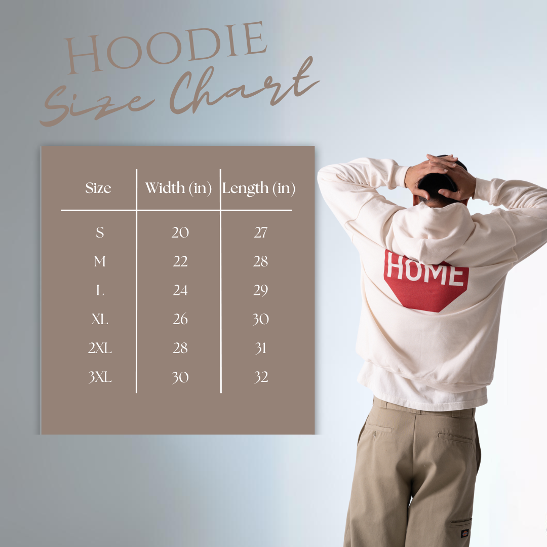 Cream Hoodie - No Place Like Home