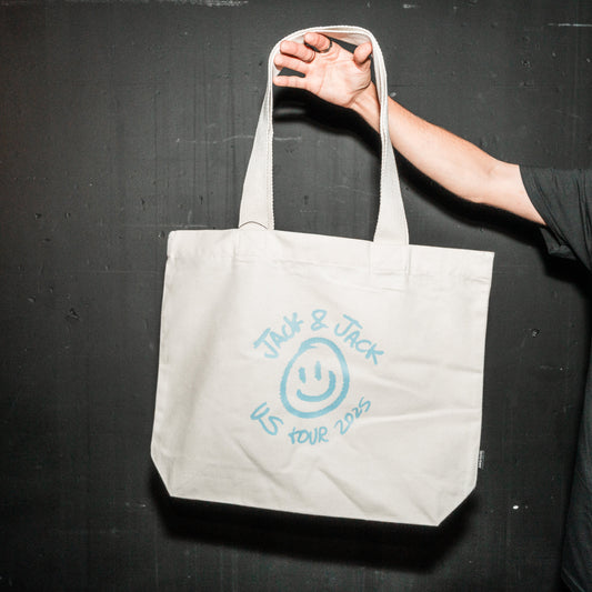 White Tote Bag (Premium) - Symbiosis US Tour 2025