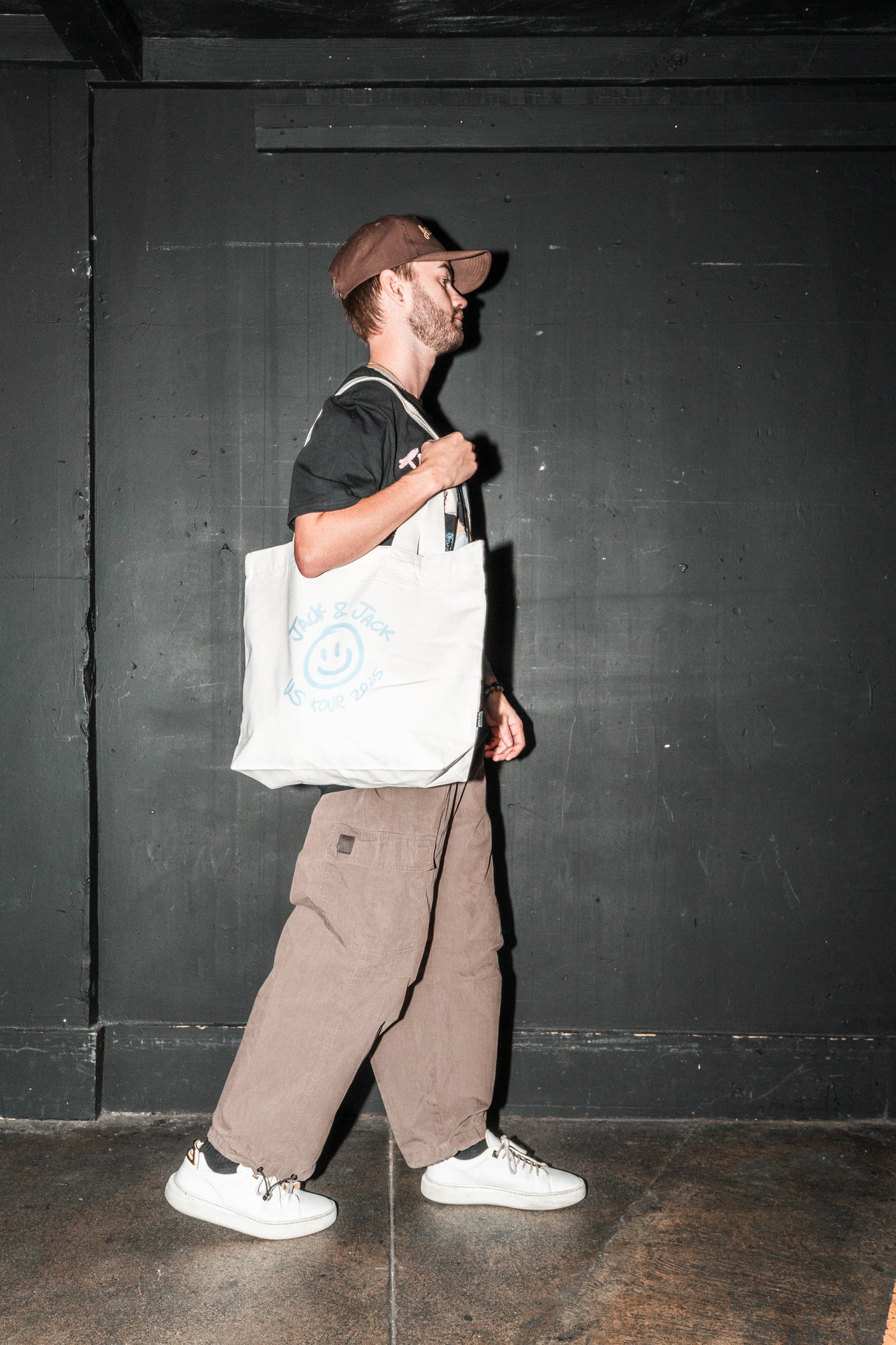 White Tote Bag (Premium) - Symbiosis US Tour 2025